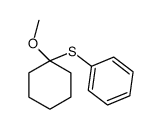 (1-methoxycyclohexyl)sulfanylbenzene结构式