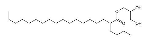 2,3-dihydroxypropyl 2-butyloctadecanoate Structure