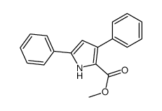 methyl 3,5-diphenyl-1H-pyrrole-2-carboxylate结构式