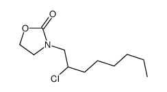 3-(2-chlorooctyl)-1,3-oxazolidin-2-one结构式