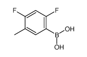 (2,4-difluoro-5-methylphenyl)boronic acid Structure
