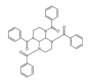 phenyl-(1,4,5-tribenzoyl-2,3,4a,6,7,8a-hexahydropyrazino[2,3-b]pyrazin-8-yl)methanone结构式