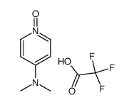 Dimethyl-(1-oxy-pyridin-4-yl)-amine; compound with trifluoro-acetic acid Structure