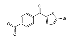 (5-bromothiophen-2-yl)-(4-nitrophenyl)methanone结构式