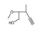 (2R,3S)-2-methoxy-3-methylpent-4-yn-1-ol结构式
