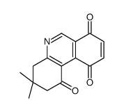 3,3-dimethyl-2,4-dihydrophenanthridine-1,7,10-trione结构式