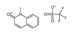 2-chloro-1-methylquinolin-1-ium,trifluoromethanesulfonate结构式