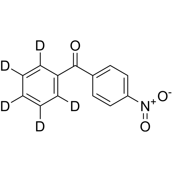 (4-Nitrophenyl)(phenyl)methanone-d5结构式