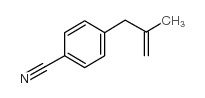 4-(2-methylprop-2-enyl)benzonitrile结构式