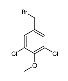 5-溴甲基-1,3-二氯-2-甲氧基-苯结构式
