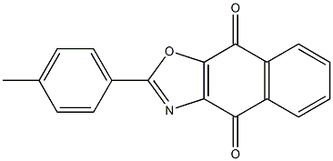 2-p-Tolylnaphtho[2,3-d]oxazole-4,9-dione Structure