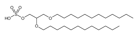 二月桂甘油硫酸酯结构式