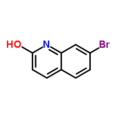 7-溴-2(1H)-喹啉酮结构式