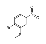 1-bromo-2-methylsulfanyl-4-nitrobenzene Structure