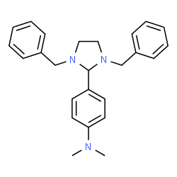 4-(1,3-Dibenzyl-2-imidazolidinyl)-N,N-dimethylaniline Structure