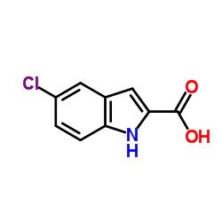 5-Chloroindole-2-carboxylic acid structure