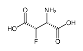 L-Aspartic acid, 3-fluoro-, threo- (9CI) structure