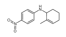 N-(2-methylcyclohex-2-enyl)-4-nitroaniline结构式