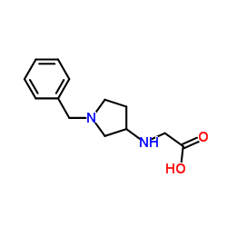 N-(1-Benzyl-3-pyrrolidinyl)glycine Structure