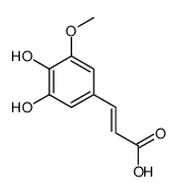 (E)-5-Hydroxyferulic acid结构式