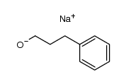 Natrium-(3-phenyl-propylat)结构式