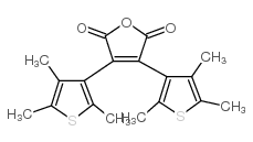 2,3-Bis(2,4,5-trimethyl-3-thienyl)maleic Anhydride Structure