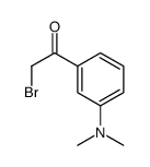 2-溴-1-(3-二甲基氨基苯基)-乙酮结构式
