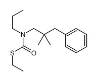 S-ethyl N-(2,2-dimethyl-3-phenylpropyl)-N-propylcarbamothioate结构式