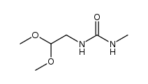N-(2,2-dimethoxyethyl)-N-methylurea结构式