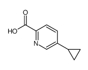5-环丙基吡啶-2-羧酸结构式