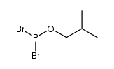dibromophosphoric acid isobutyl ester Structure