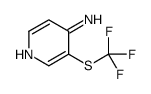 3-[(Trifluoromethyl)sulfanyl]-4-pyridinamine Structure
