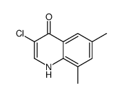 3-Chloro-6,8-dimethyl-4-hydroxyquinoline Structure