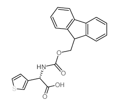 Fmoc-(S)-3-Thienylglycine Structure
