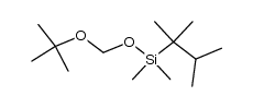 (tert-butoxymethoxy)(2,3-dimethylbutan-2-yl)dimethylsilane Structure