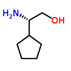 (2S)-2-Amino-2-cyclopentylethanol Structure