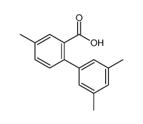 2-(3,5-dimethylphenyl)-5-methylbenzoic acid Structure