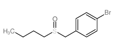 1-溴-4-(丁基亚磺酰基甲基)苯结构式