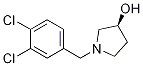 (S)-1-(3,4-二氯-苄基)-吡咯烷-3-醇结构式