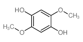 2,5-dimethoxybenzene-1,4-diol Structure