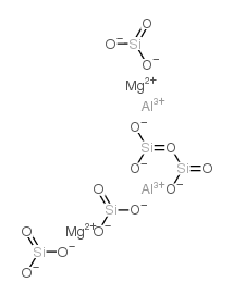 Silicic acid, aluminum magnesium salt Structure