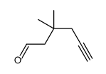 3,3-dimethylhex-5-ynal Structure