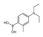 [4-(diethylamino)-2-methylphenyl]boronic acid Structure
