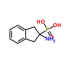 2-Aminoindan-2-phosphonic acid Structure