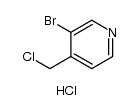 3-溴-4-(氯甲基)吡啶盐酸盐结构式
