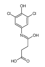 N-(3,5-dichloro-4-hydroxyphenyl)succinamic acid Structure