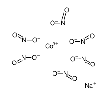 六硝基钴(III)酸钠结构式