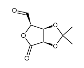 3,4-O-Isopropylidene-L-arabinuronic acid 2,5-lactone结构式
