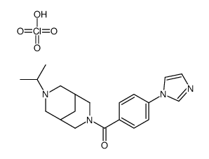 (4-imidazol-1-ylphenyl)-(7-propan-2-yl-3,7-diazabicyclo[3.3.1]nonan-3-yl)methanone,perchloric acid Structure