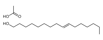 acetic acid,hexadec-9-en-1-ol结构式